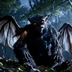 mothmaninthewoods
